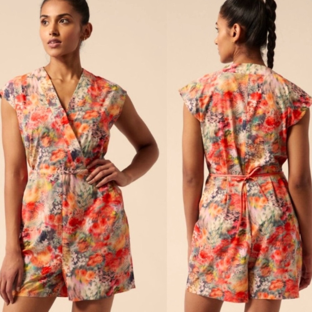 Athleta Marlow Romper Renewed Bloom Pink small